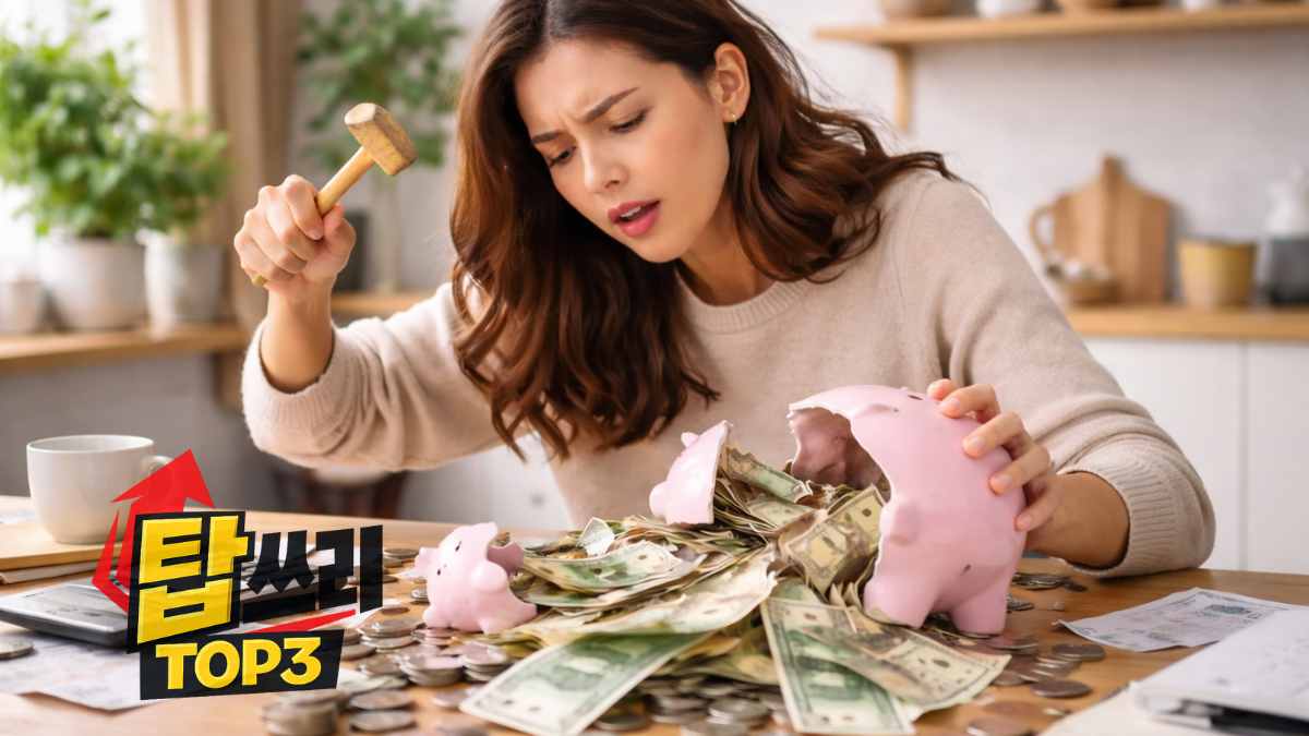 적금을 항상 깨는 사람들의 공통점 탑쓰리(TOP3)