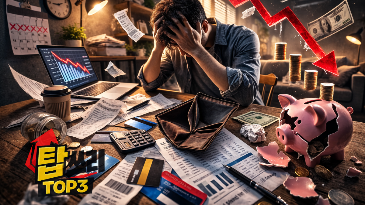 가난해지는 생활습관 탑쓰리(TOP3)