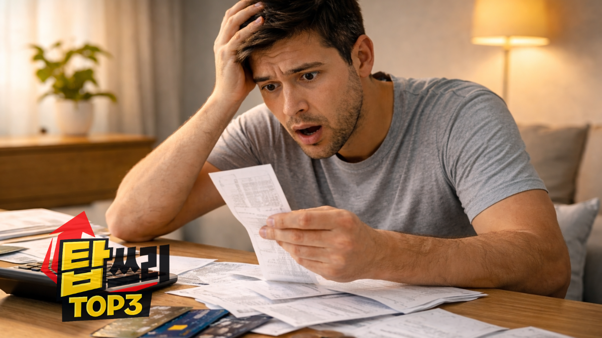 카드값이 불어나는 습관 탑쓰리(TOP3)