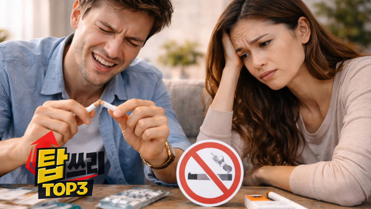 금연에 실패하는 이유 탑쓰리(TOP3)