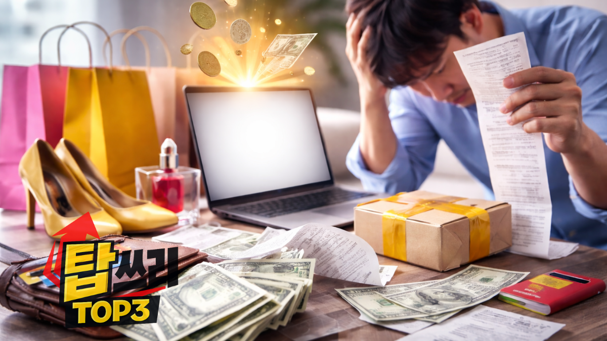 돈만 쓰고 후회되는 지출 탑쓰리(TOP3)