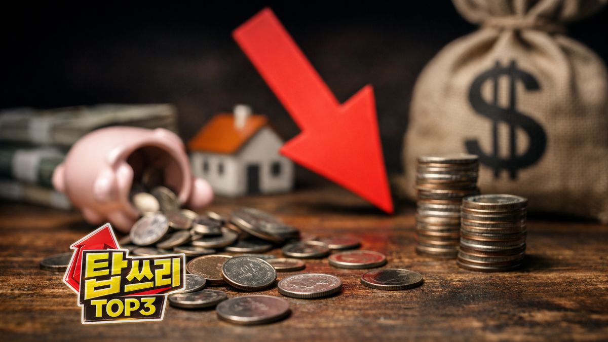 잔돈으로 큰돈을 못 만드는 이유 탑쓰리(TOP3)