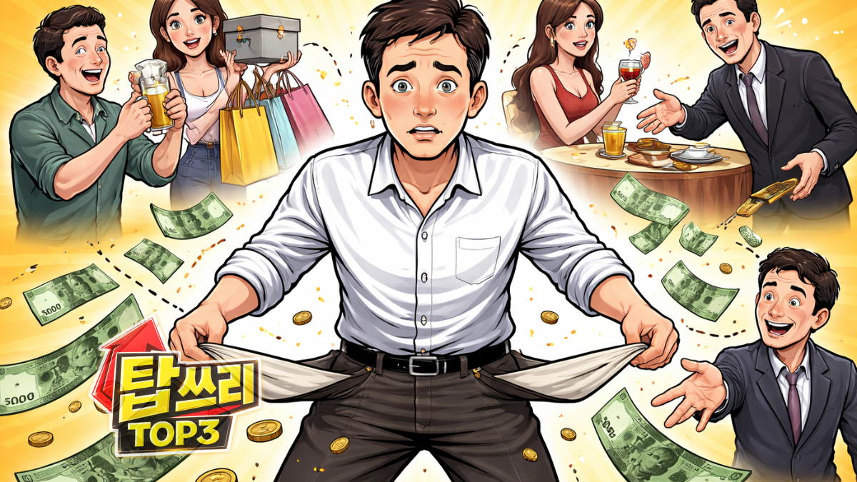 돈이 새는 인간관계 탑쓰리(TOP3)