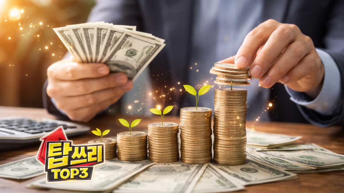 돈을 불리기 좋은 방법 탑쓰리(TOP3)