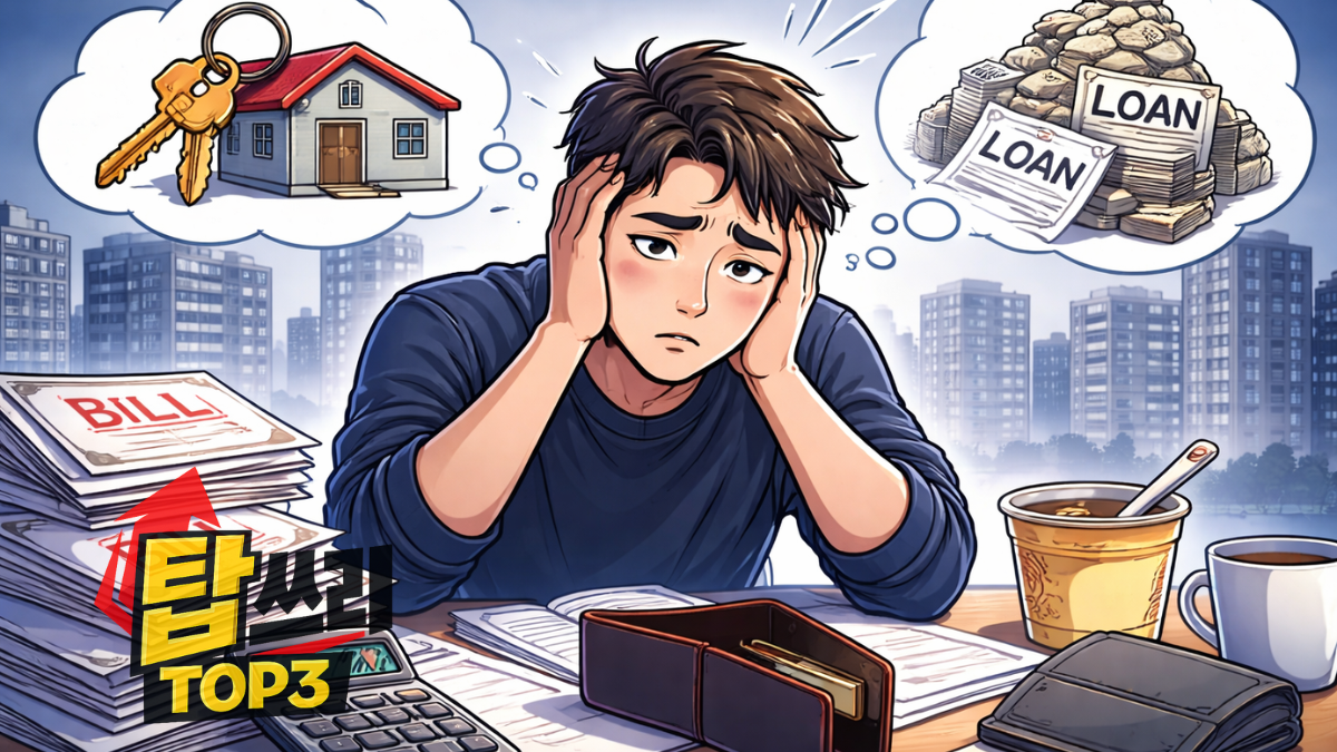 부모 도움 없이 돈모으기 힘든 이유 탑쓰리(TOP3)