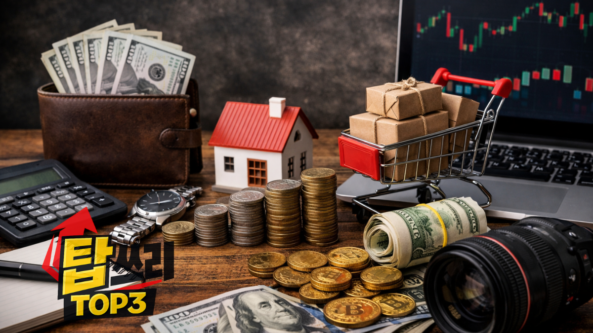 월급 외 수입 만드는 방법 탑쓰리(TOP3)