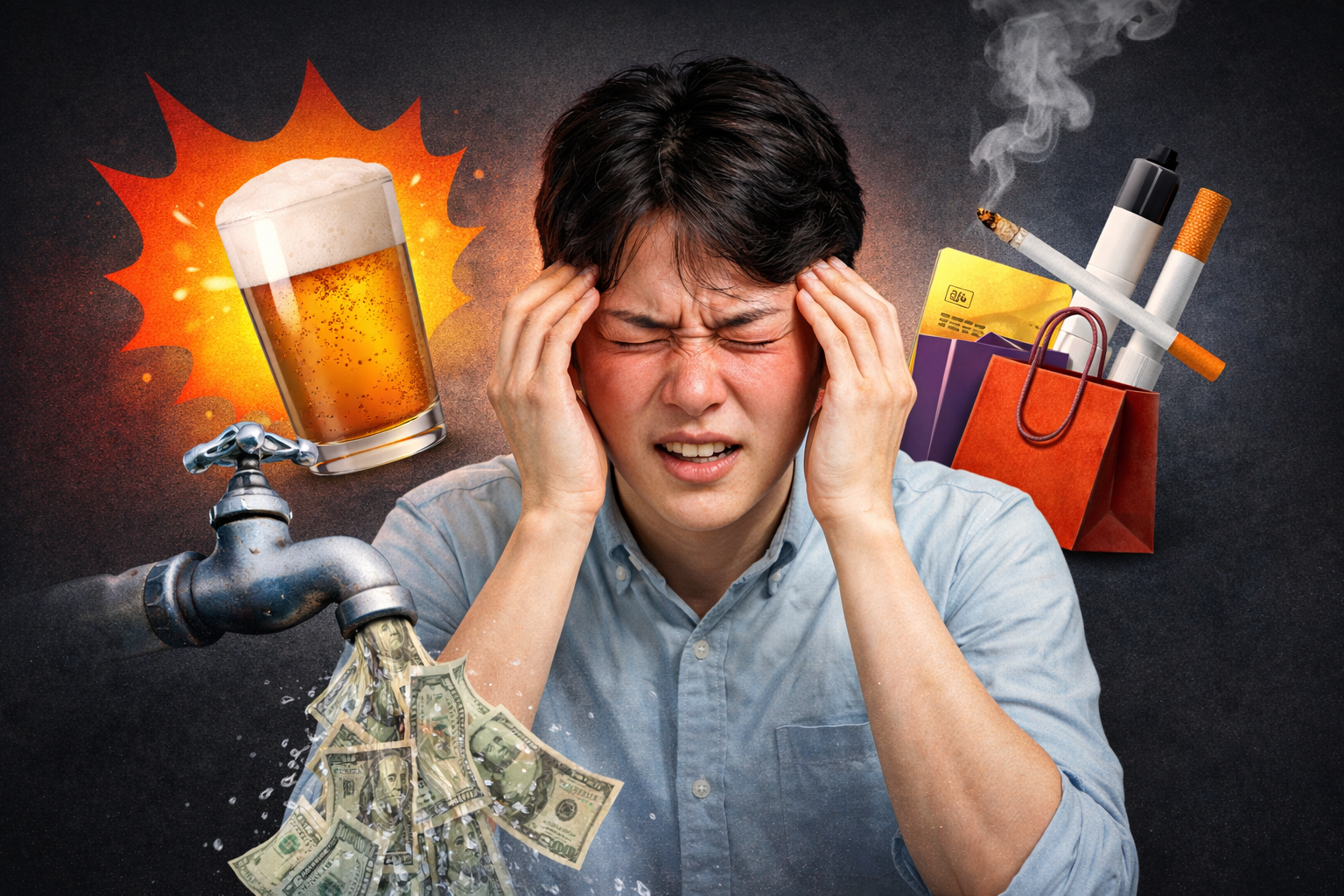 스트레스로 인해 돈이 새는 이유와 해결 방법 정리