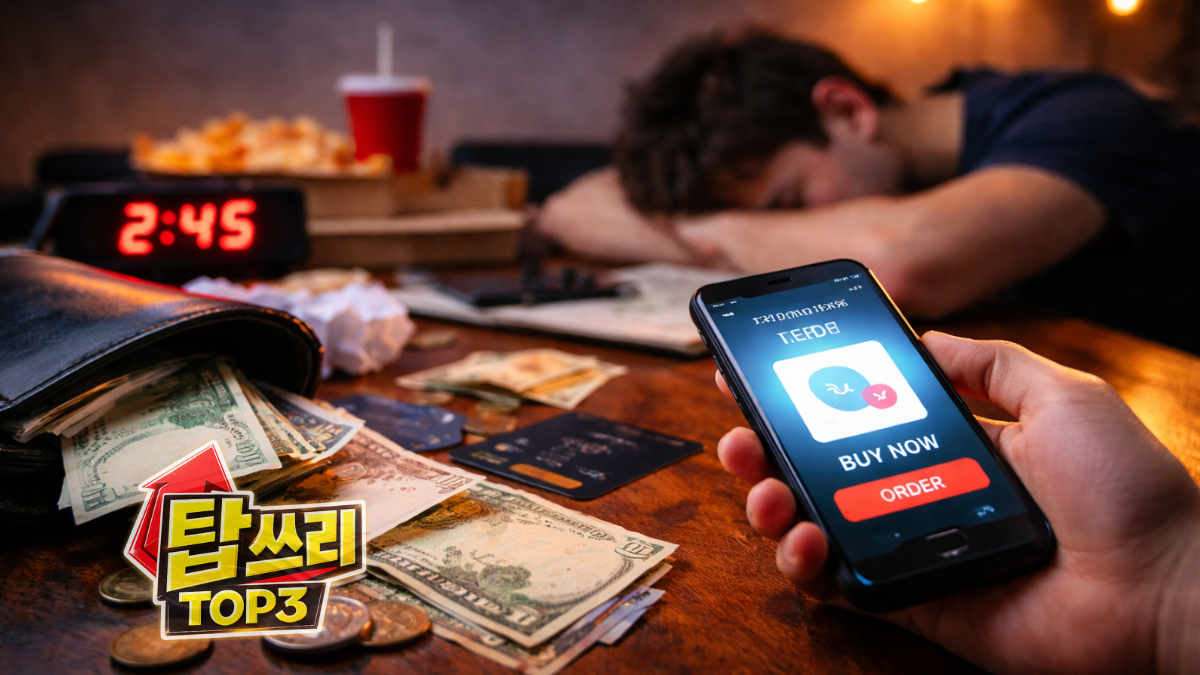 늦게 자는 습관과 지출 증가의 관계